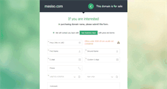 Desktop Screenshot of masiso.com